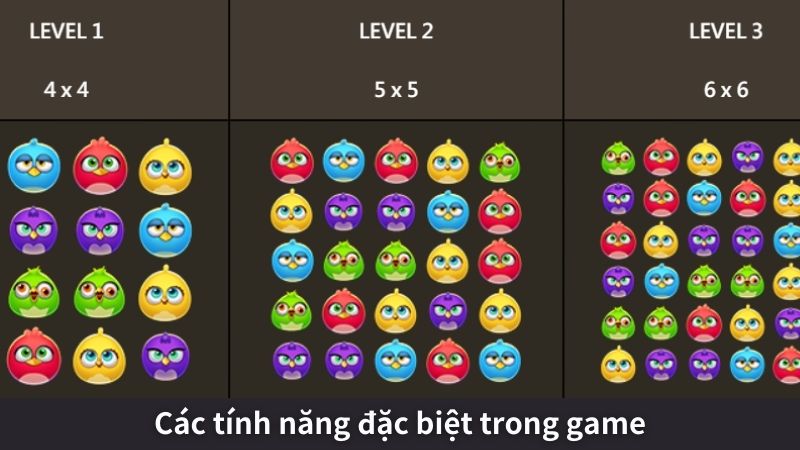 Các tính năng đặc biệt trong game