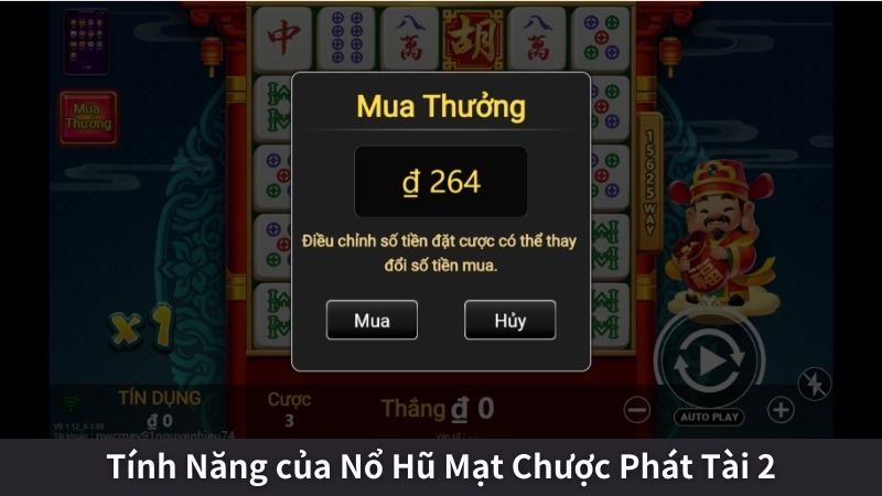 Tính Năng của Nổ Hũ Mạt Chược Phát Tài 2